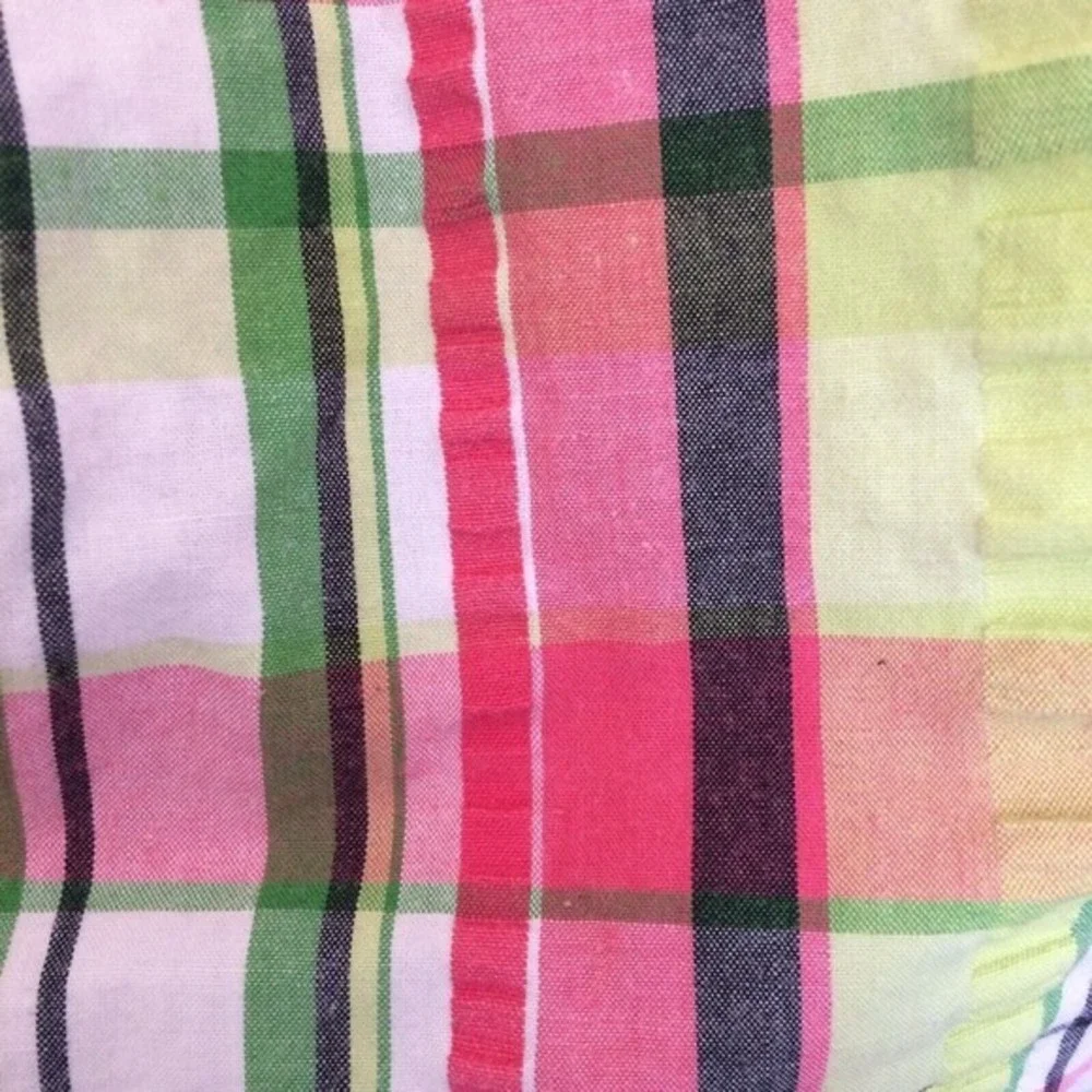 Gymboree Dress Plaid Halter Smocked  Vintage 2010 Preppy Colorful